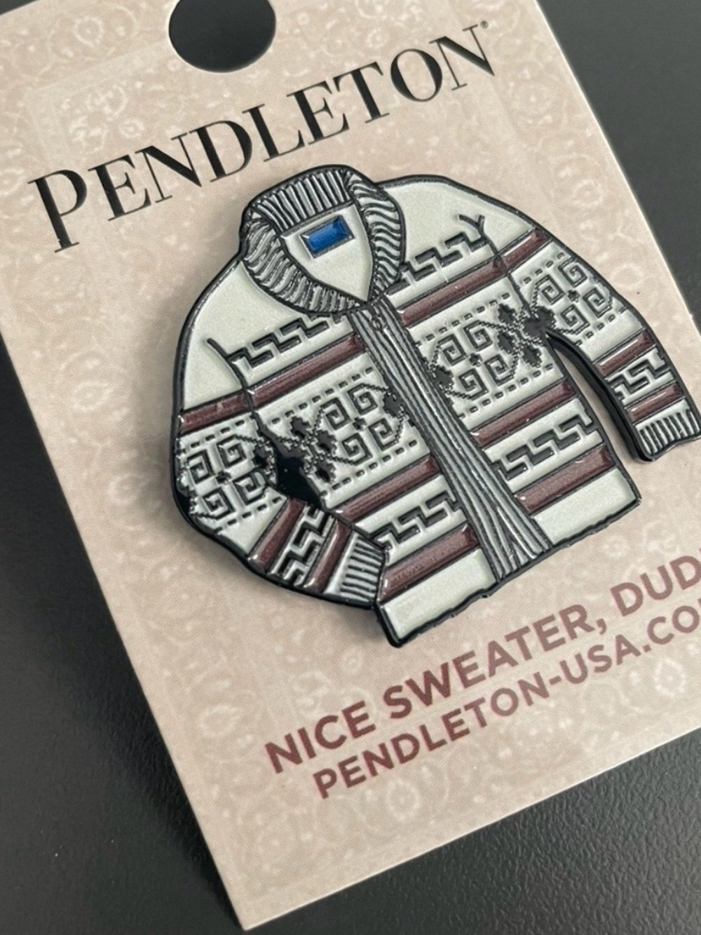 Pendleton Westerly Big Lebowski Pin Dude